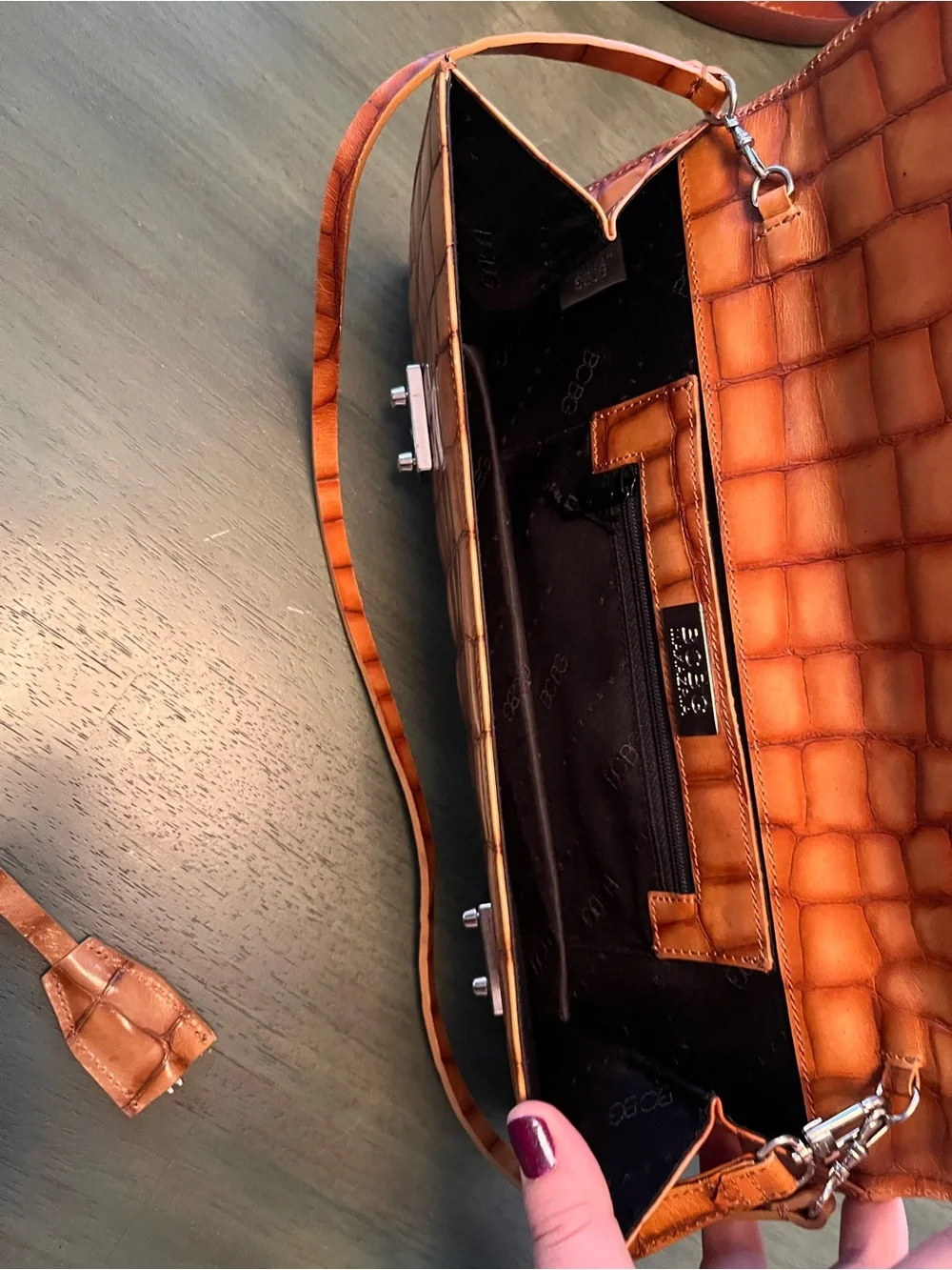 BCBG stylish croc